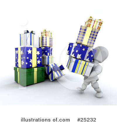Royalty-Free (RF) Christmas Clipart Illustration by KJ Pargeter - Stock Sample #25232