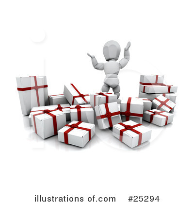 Gift Box Clipart #25294 by KJ Pargeter