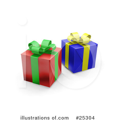 Gift Box Clipart #25304 by KJ Pargeter
