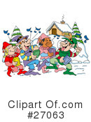 Christmas Clipart #27063 by LaffToon