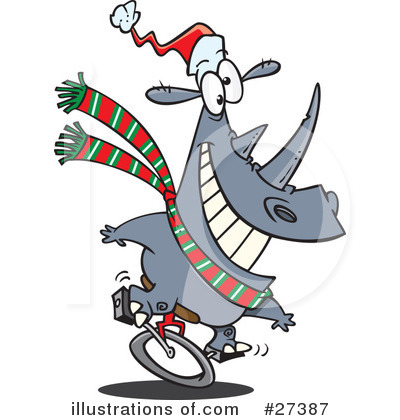 Royalty-Free (RF) Christmas Clipart Illustration by toonaday - Stock Sample #27387