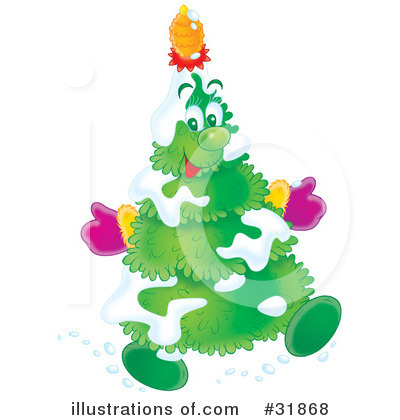 Royalty-Free (RF) Christmas Clipart Illustration by Alex Bannykh - Stock Sample #31868
