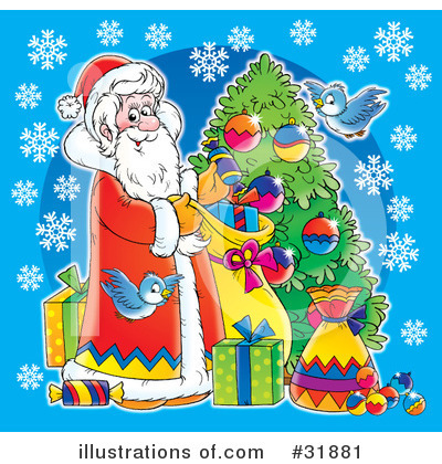 Royalty-Free (RF) Christmas Clipart Illustration by Alex Bannykh - Stock Sample #31881