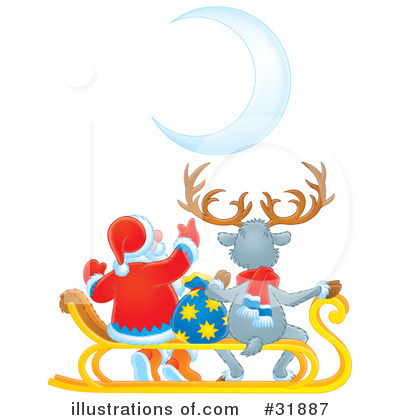 Royalty-Free (RF) Christmas Clipart Illustration by Alex Bannykh - Stock Sample #31887