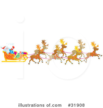 Royalty-Free (RF) Christmas Clipart Illustration by Alex Bannykh - Stock Sample #31908