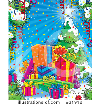 Royalty-Free (RF) Christmas Clipart Illustration by Alex Bannykh - Stock Sample #31912