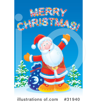Royalty-Free (RF) Christmas Clipart Illustration by Alex Bannykh - Stock Sample #31940