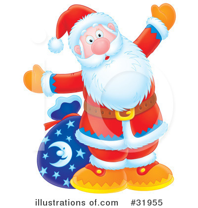Royalty-Free (RF) Christmas Clipart Illustration by Alex Bannykh - Stock Sample #31955