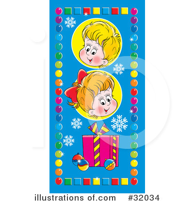 Royalty-Free (RF) Christmas Clipart Illustration by Alex Bannykh - Stock Sample #32034