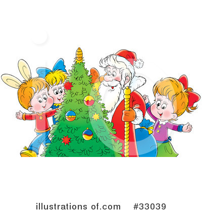 Royalty-Free (RF) Christmas Clipart Illustration by Alex Bannykh - Stock Sample #33039