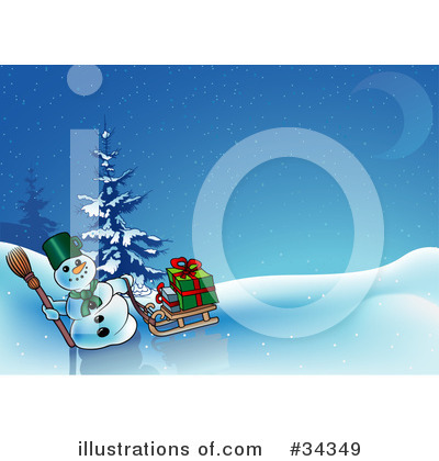 Snowman Clipart #34349 by dero