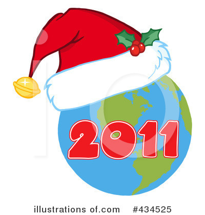 Royalty-Free (RF) Christmas Clipart Illustration by Hit Toon - Stock Sample #434525