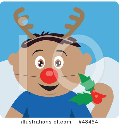 Royalty-Free (RF) Christmas Clipart Illustration by Dennis Holmes Designs - Stock Sample #43454