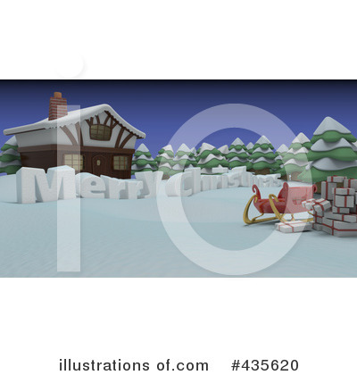 Royalty-Free (RF) Christmas Clipart Illustration by KJ Pargeter - Stock Sample #435620