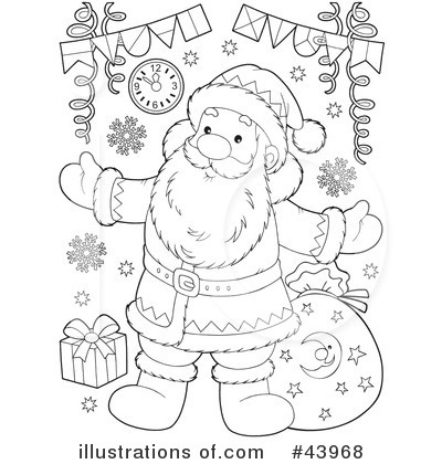 Royalty-Free (RF) Christmas Clipart Illustration by Alex Bannykh - Stock Sample #43968