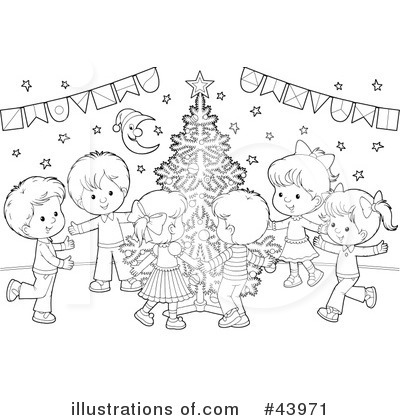 Royalty-Free (RF) Christmas Clipart Illustration by Alex Bannykh - Stock Sample #43971