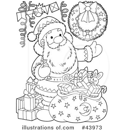 Royalty-Free (RF) Christmas Clipart Illustration by Alex Bannykh - Stock Sample #43973
