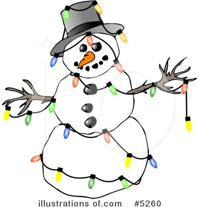 Snowman Clipart #5260 by djart