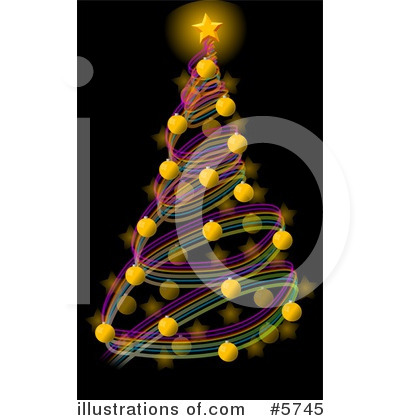 Christmas Tree Clipart #5745 by djart
