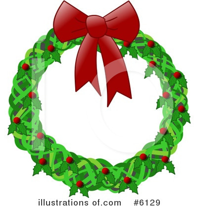 Royalty-Free (RF) Christmas Clipart Illustration by djart - Stock Sample #6129