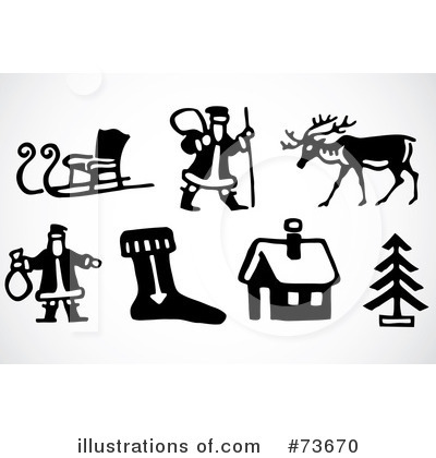 Royalty-Free (RF) Christmas Clipart Illustration by BestVector - Stock Sample #73670