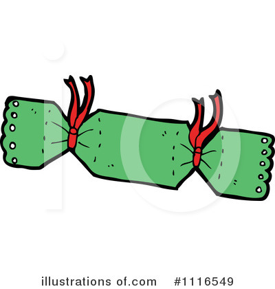 Royalty-Free (RF) Christmas Cracker Clipart Illustration by lineartestpilot - Stock Sample #1116549