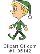 Christmas Elf Clipart #1105142 by Cartoon Solutions