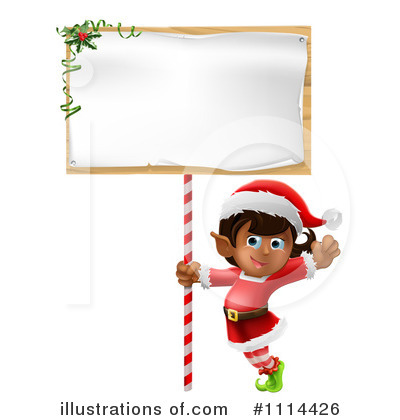 Christmas Elf Clipart #1114426 by AtStockIllustration