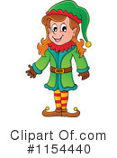 Christmas Elf Clipart #1154440 by visekart
