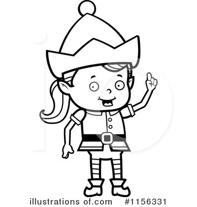 Royalty-Free (RF) Christmas Elf Clipart Illustration by Cory Thoman - Stock Sample #1156331