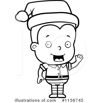 Royalty-Free (RF) Christmas Elf Clipart Illustration by Cory Thoman - Stock Sample #1156745