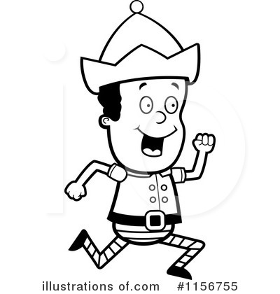 Royalty-Free (RF) Christmas Elf Clipart Illustration by Cory Thoman - Stock Sample #1156755