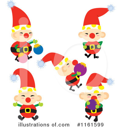 Royalty-Free (RF) Christmas Elf Clipart Illustration by Cherie Reve - Stock Sample #1161599