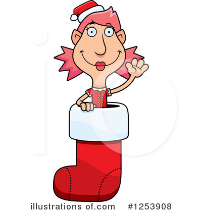 Christmas Stocking Clipart #1253908 by Cory Thoman