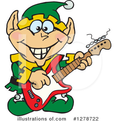 Royalty-Free (RF) Christmas Elf Clipart Illustration by Dennis Holmes Designs - Stock Sample #1278722