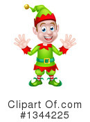Christmas Elf Clipart #1344225 by AtStockIllustration