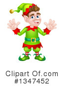 Christmas Elf Clipart #1347452 by AtStockIllustration