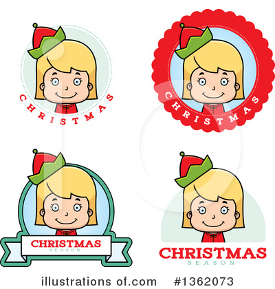 Royalty-Free (RF) Christmas Elf Clipart Illustration by Cory Thoman - Stock Sample #1362073