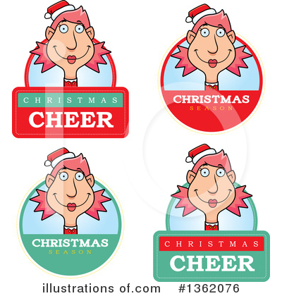 Royalty-Free (RF) Christmas Elf Clipart Illustration by Cory Thoman - Stock Sample #1362076