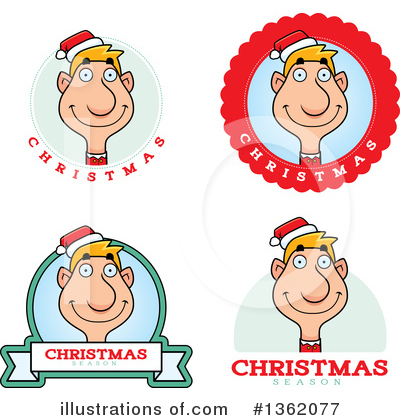 Royalty-Free (RF) Christmas Elf Clipart Illustration by Cory Thoman - Stock Sample #1362077