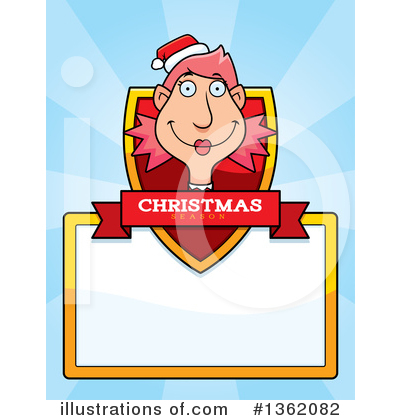 Royalty-Free (RF) Christmas Elf Clipart Illustration by Cory Thoman - Stock Sample #1362082