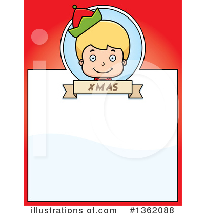 Royalty-Free (RF) Christmas Elf Clipart Illustration by Cory Thoman - Stock Sample #1362088
