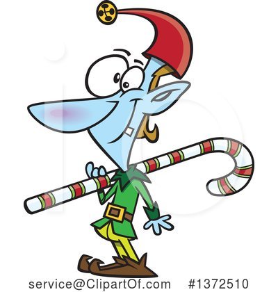 Christmas Elf Clipart #1372510 by toonaday