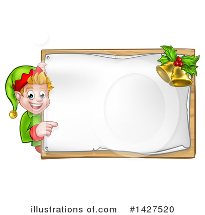 Royalty-Free (RF) Christmas Elf Clipart Illustration by AtStockIllustration - Stock Sample #1427520