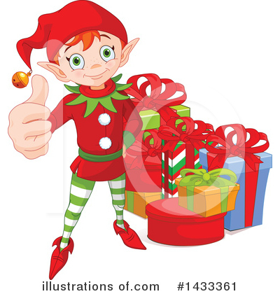 Christmas Elf Clipart #1433361 by Pushkin