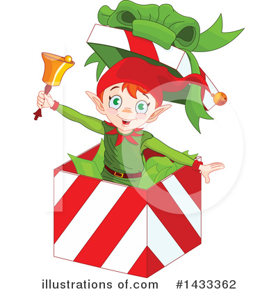 Christmas Elf Clipart #1433362 by Pushkin