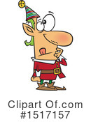 Christmas Elf Clipart #1517157 by toonaday