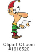 Christmas Elf Clipart #1618520 by toonaday