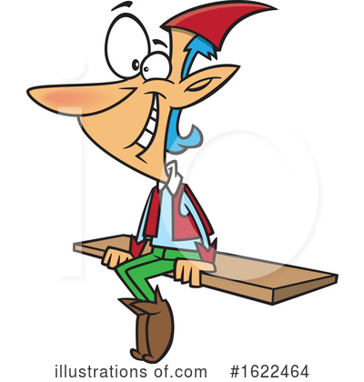 Christmas Elf Clipart #1622464 by toonaday