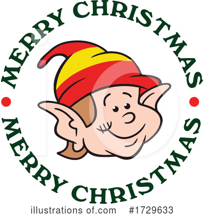 Christmas Elf Clipart #1729633 by Johnny Sajem